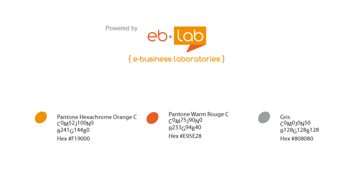 Couleurs du logo eb-lab