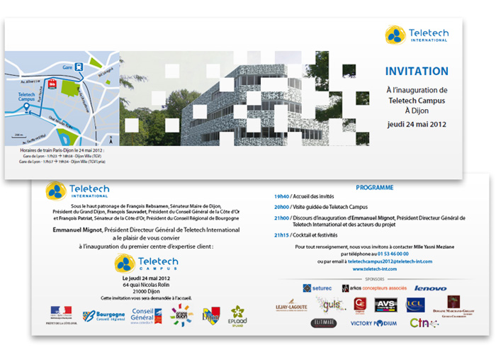 Invitation inauguration Teletech Campus