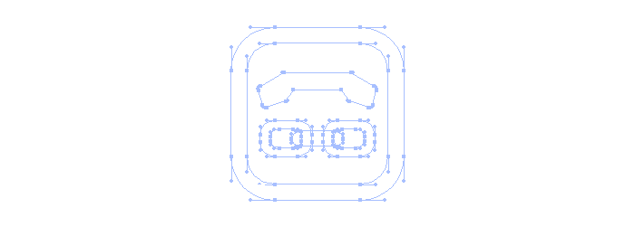 Tracé logo Lien Hypercall