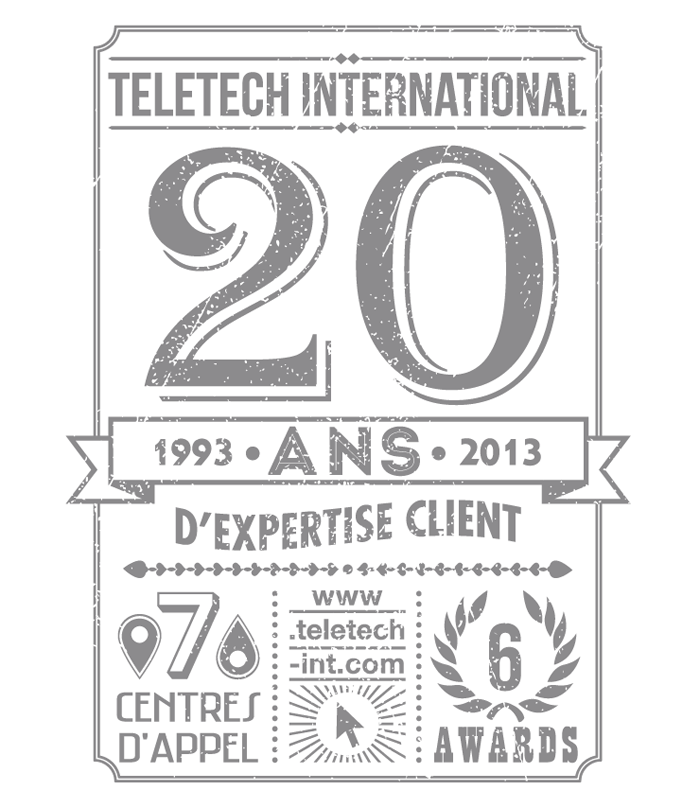 Visuel 20 ans vintage Teletech