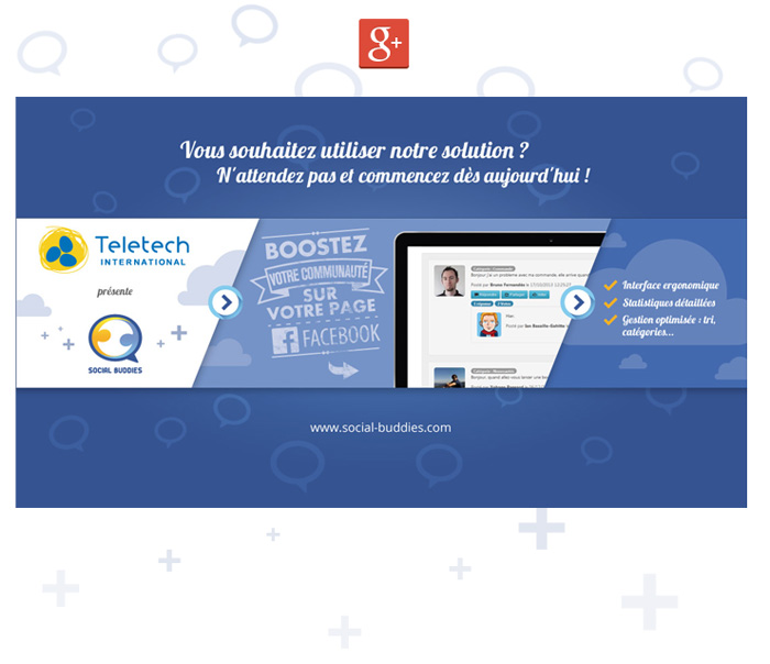 Visuel Google+ Social Buddies