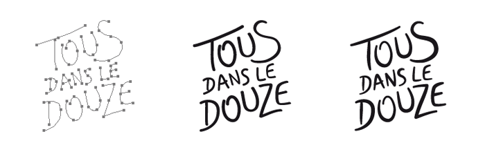 Construction texte Tous dans le Douze