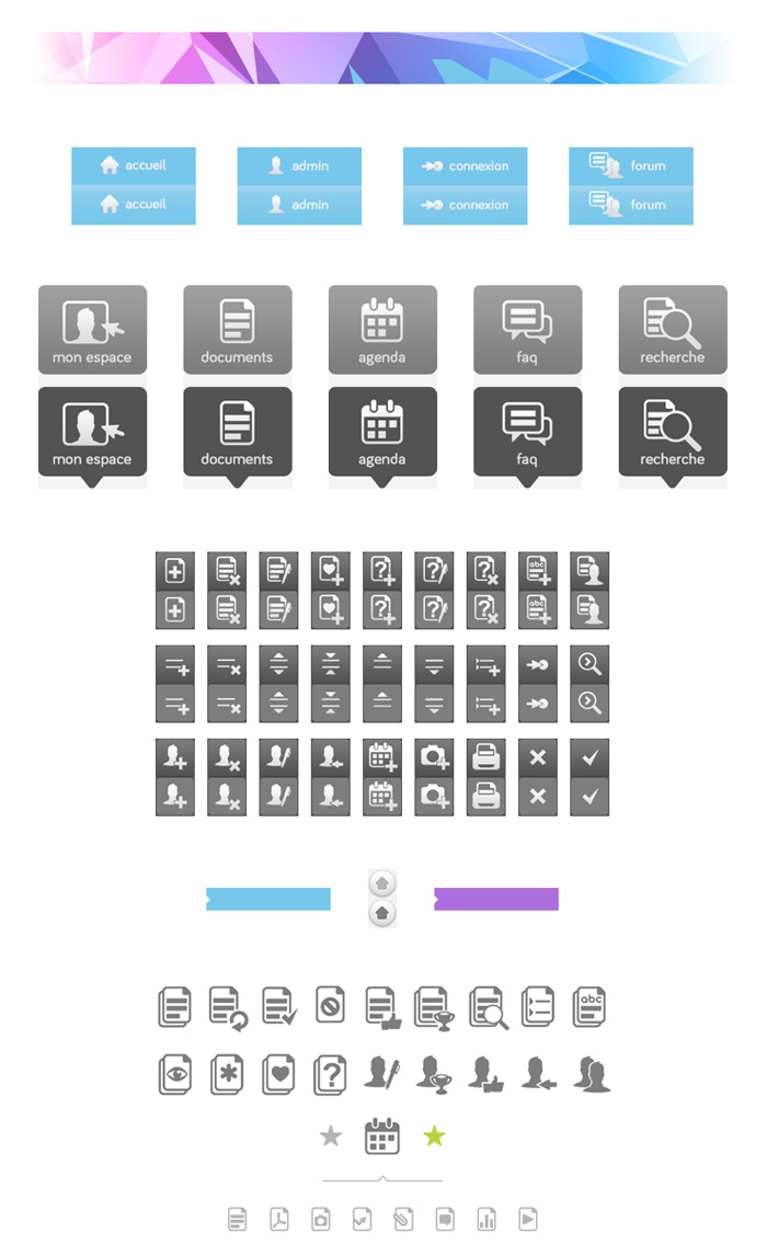 Visuel des éléments de l'Interface NestKM