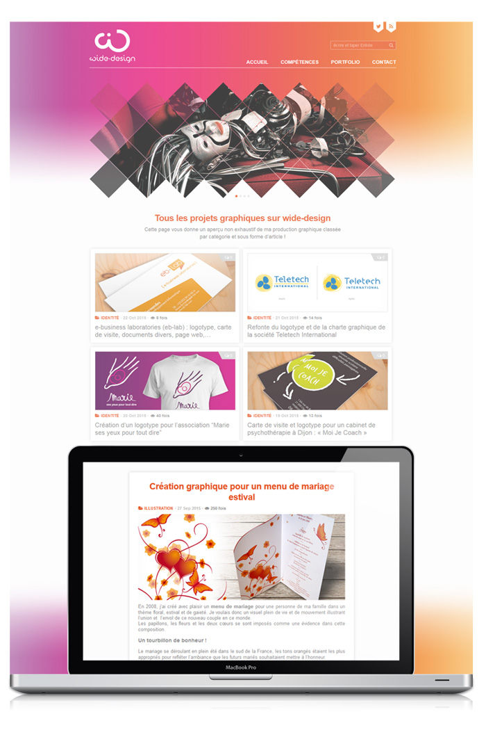 Visuel portfolio site web 2015 wide-design