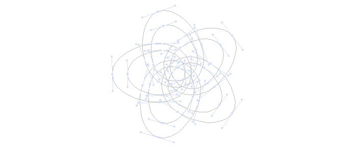 Tracé forme logo NestCRM