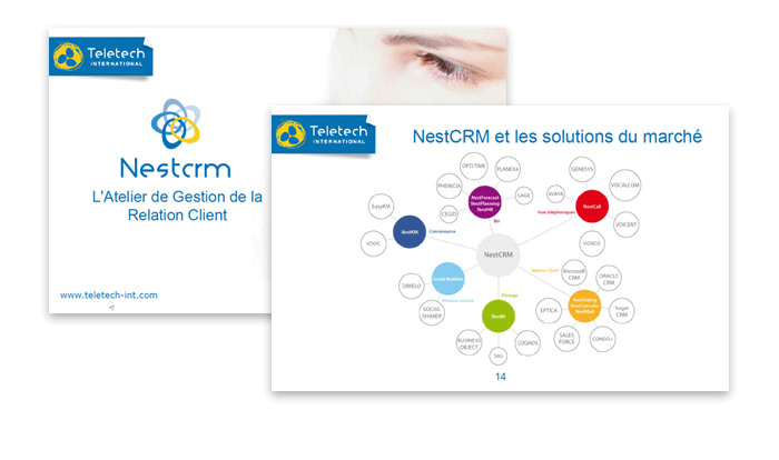 Visuel document de présentation NestCRM