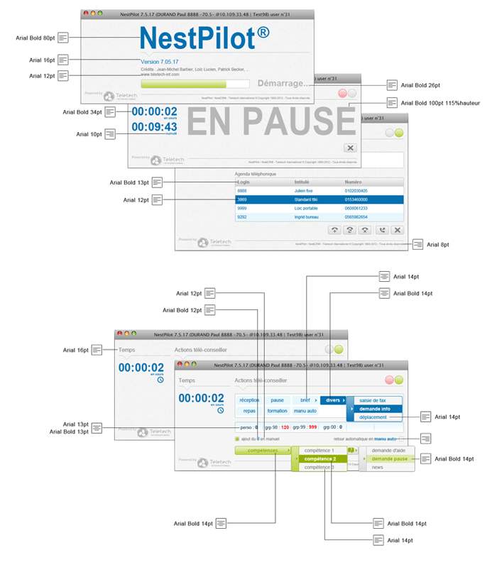 Visuel texte écrans NesPilot