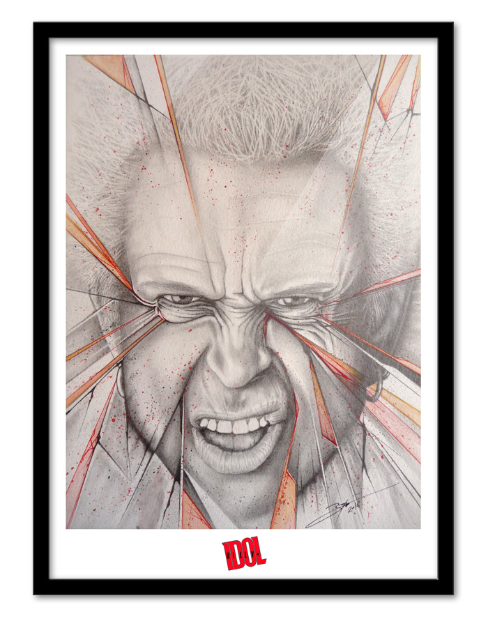 Cadre illustration Billy Idol