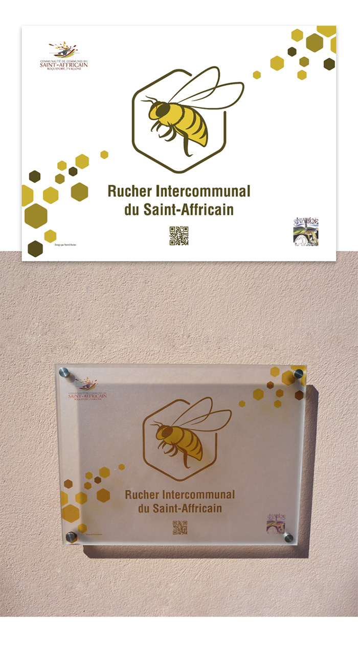 Plaque du Rucher Saint-Affricain